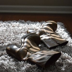 Vintage Xhilaration Chunky Heeled Boots